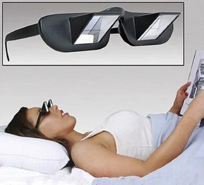 Lazy Periscope Horizontal Reading TV Sit View Glasses On Bed