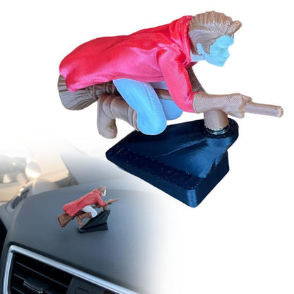 Drift Turn Wizard Broomstick Decor