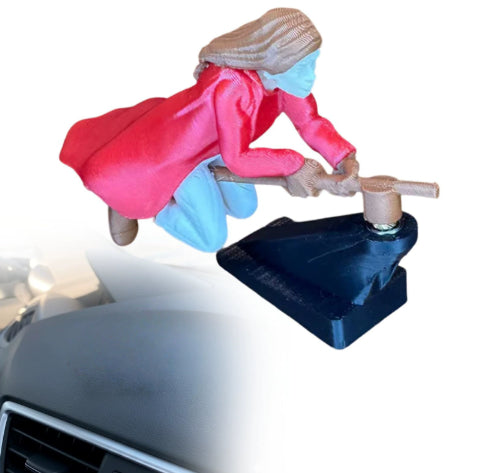 Drift Turn Wizard Broomstick Decor