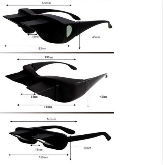 Lazy Periscope Horizontal Reading TV Sit View Glasses On Bed