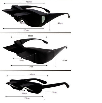 Lazy Periscope Horizontal Reading TV Sit View Glasses On Bed