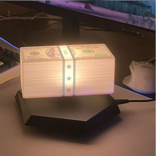 Magnetic Levitation GTA Dollar Bill Atmosphere Night Light Ornament