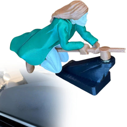 Drift Turn Wizard Broomstick Decor